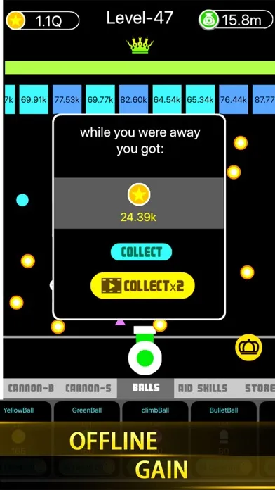 Tangkapan layar Balls Shooter - Break Bricks