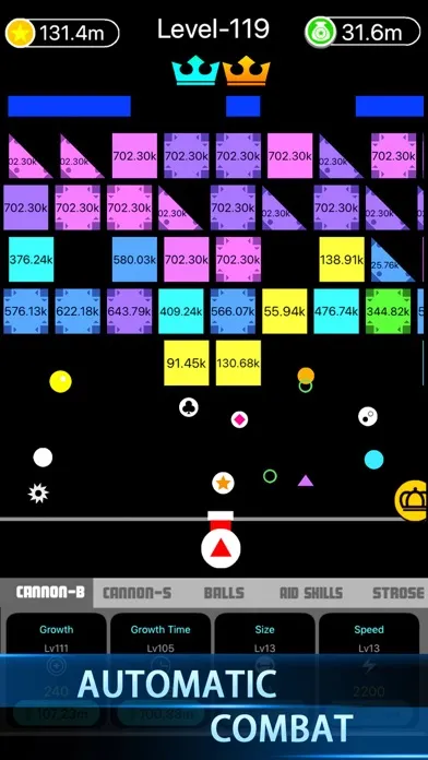 Tangkapan layar Balls Shooter - Break Bricks
