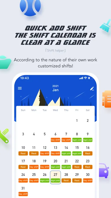 EasySchedule - Shift Calendar Screenshots