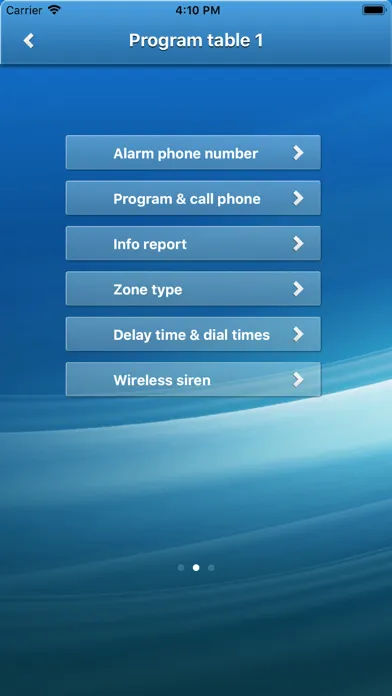 ภาพหน้าจอของ GSM ALARM K7