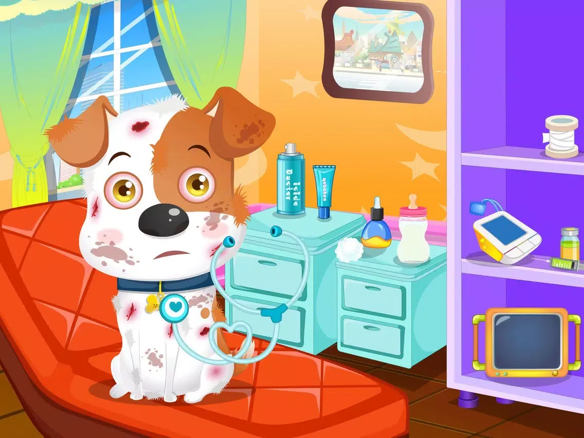 Ảnh chụp màn hình của Pet Dog Care-puppy doctor game iPad 