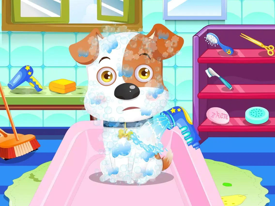 Ảnh chụp màn hình của Pet Dog Care-puppy doctor game iPad 