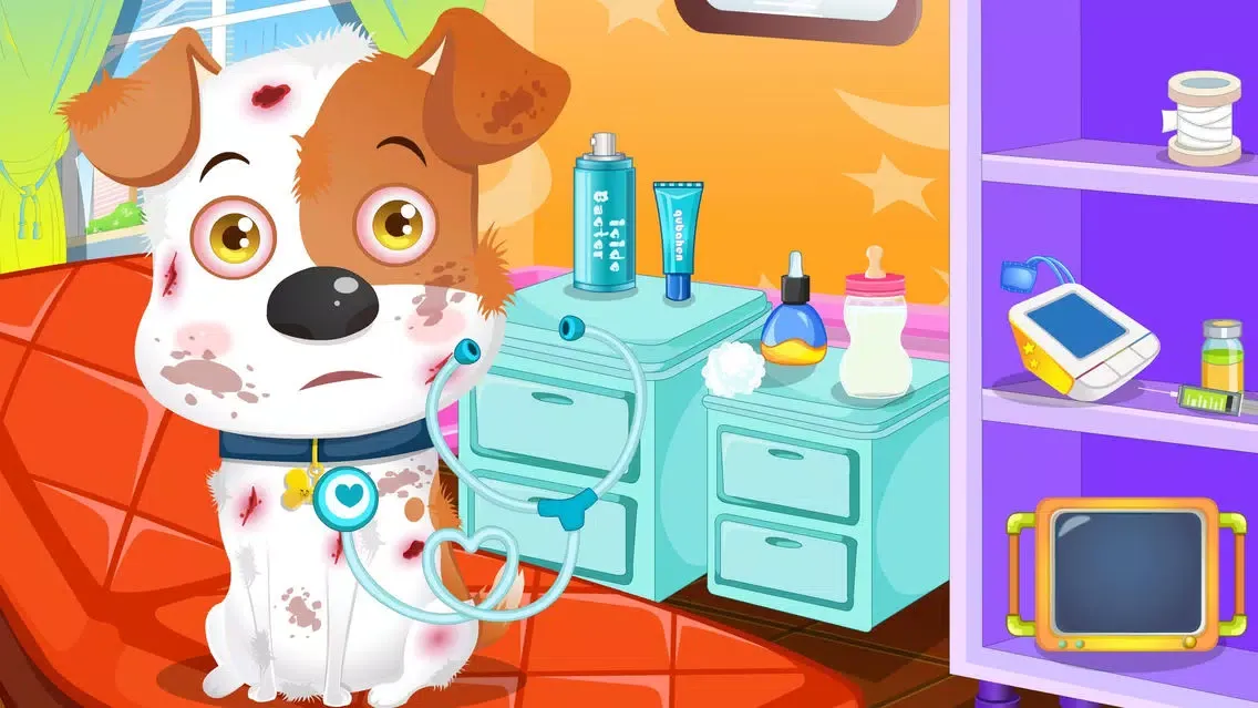 Ảnh chụp màn hình của Pet Dog Care-puppy doctor game