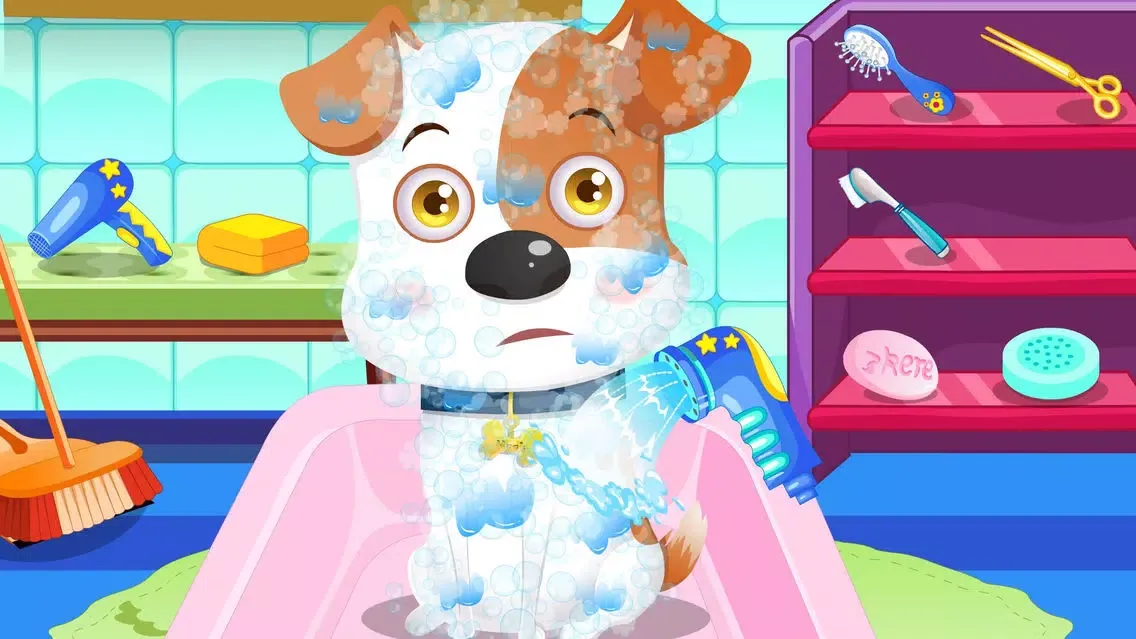 Ảnh chụp màn hình của Pet Dog Care-puppy doctor game
