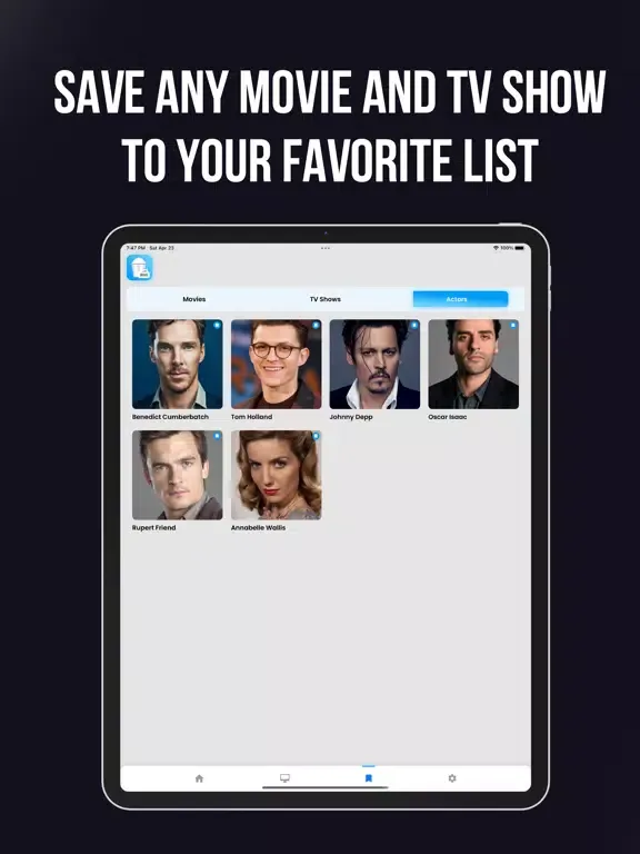 Countdown: MovieBox & TV Show iPad  Ekran Görüntüleri
