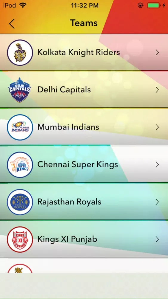 IPL 2019 Schedule Ekran Görüntüleri