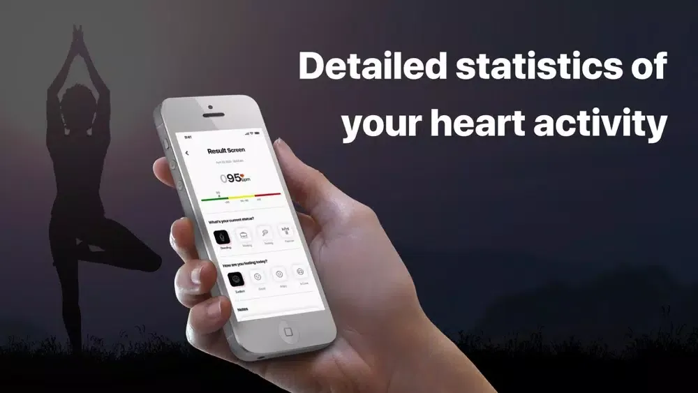 HeartRate Monitor-App Screenshots
