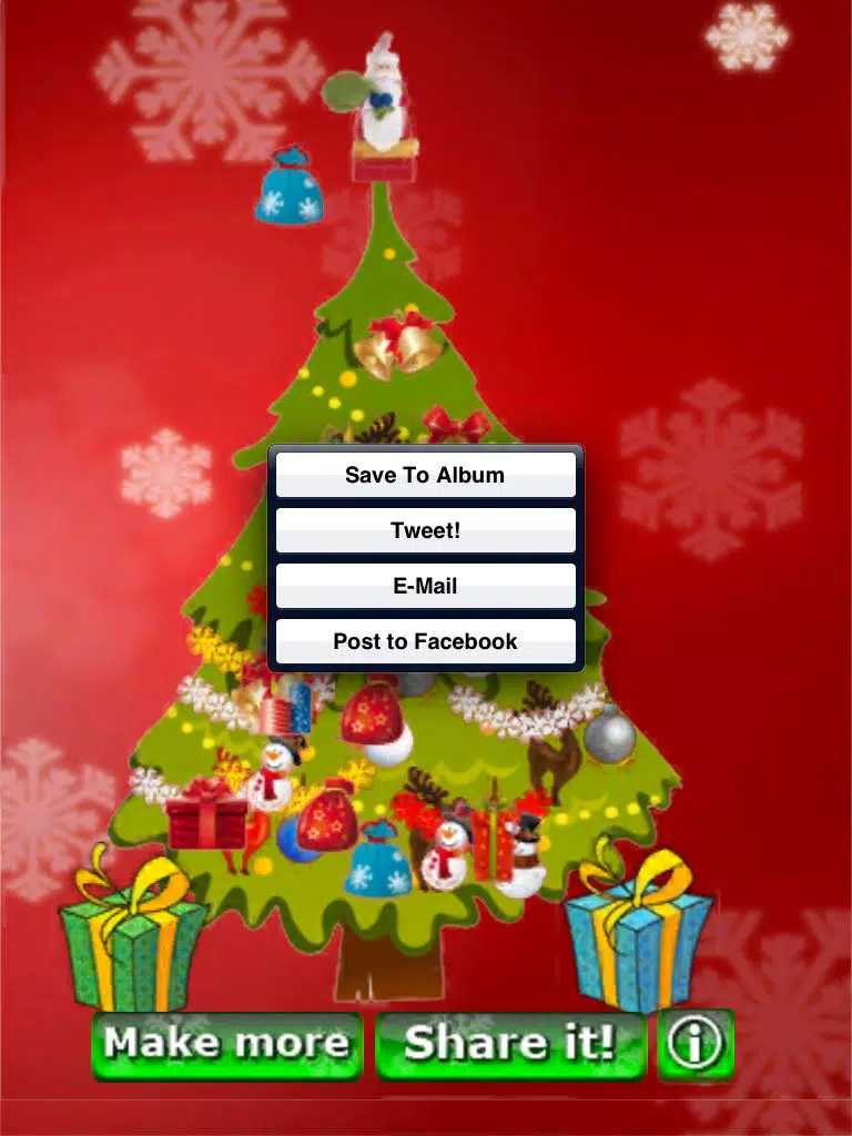 make christmas tree! iPad  স্ক্রিনশট