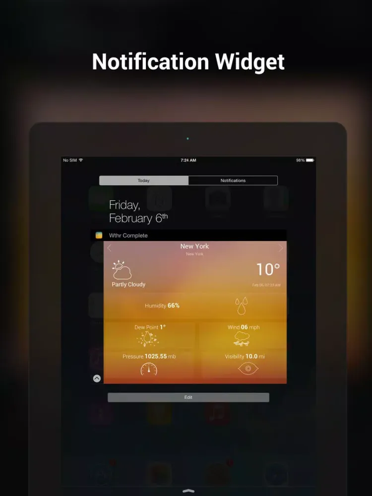 Wther - Weather Forecast iPad  স্ক্রিনশট