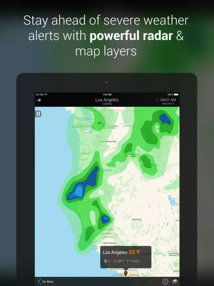 Wther - Weather Forecast iPad  স্ক্রিনশট