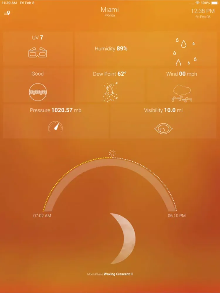 Wther - Weather Forecast iPad  স্ক্রিনশট