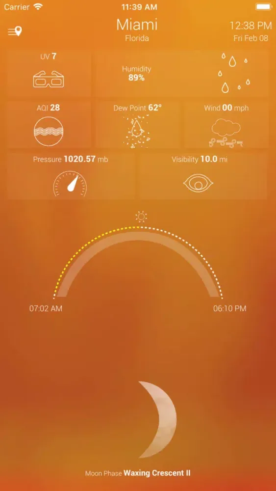 Wther - Weather Forecast স্ক্রিনশট