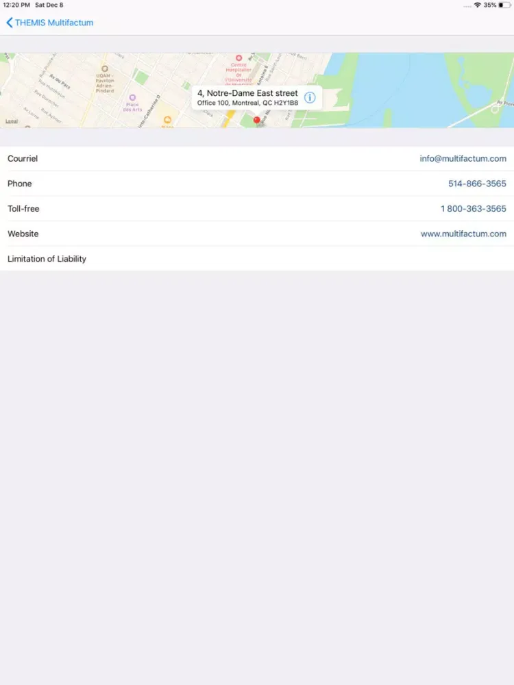 Themis Multifactum iPad  Screenshots