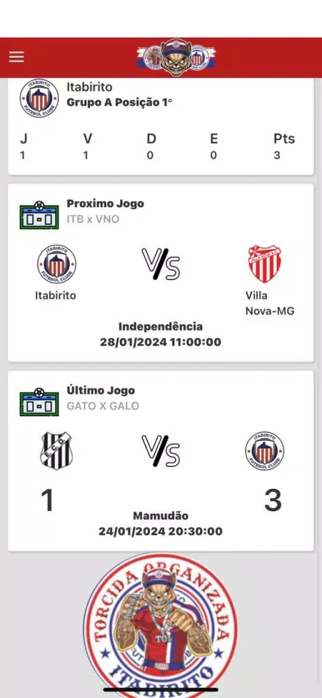 Torcida Organizada Itabirito应用截图