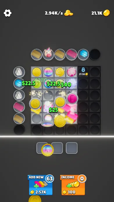 ภาพหน้าจอของ Coin Generator ASMR