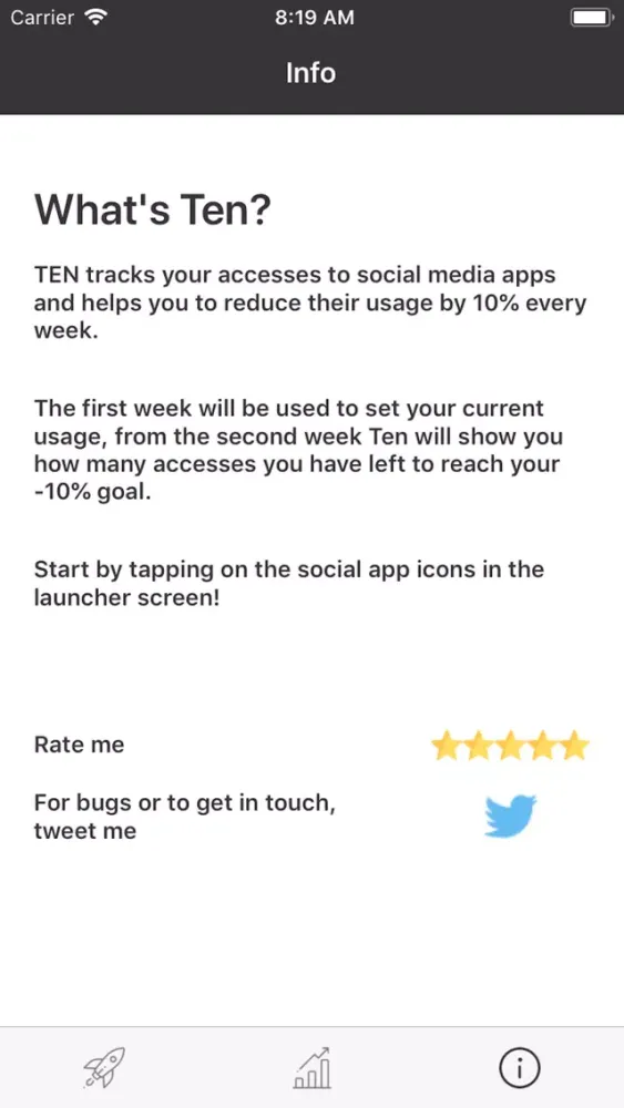 Ảnh chụp màn hình của Ten - Detox from Social Media