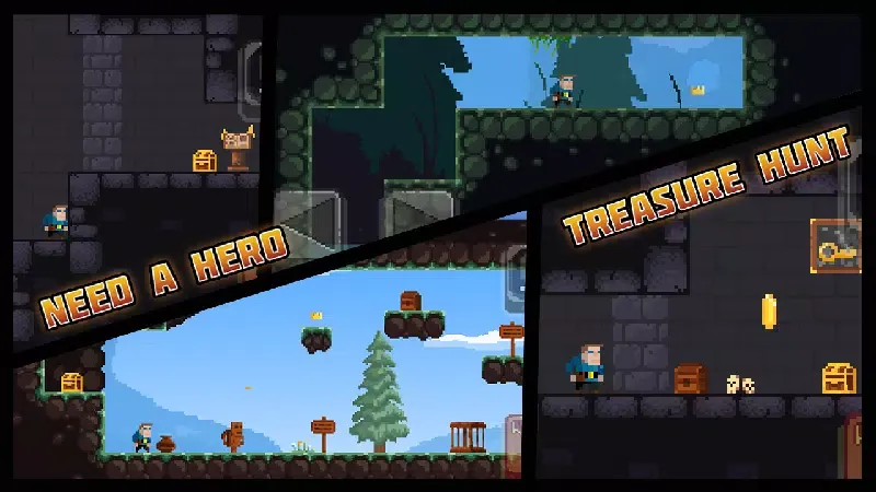 Tangkapan layar Need a Hero: Action Platformer