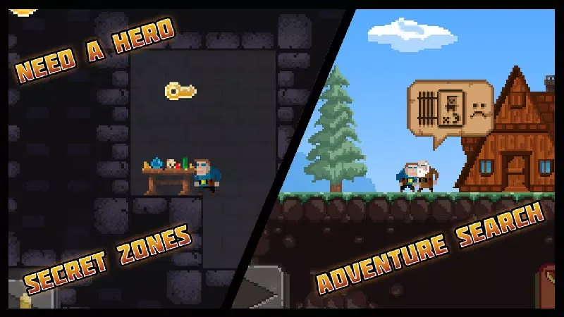 Tangkapan layar Need a Hero: Action Platformer