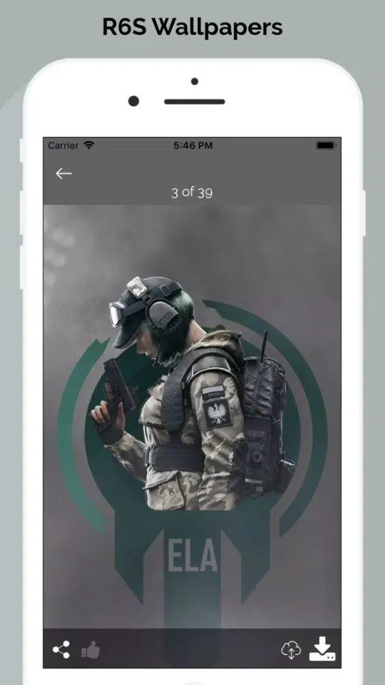 Tangkapan layar R6S hd wallpapers