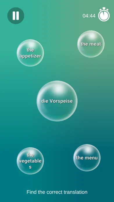 Captures d'écran de Bubbles: Learn a Language