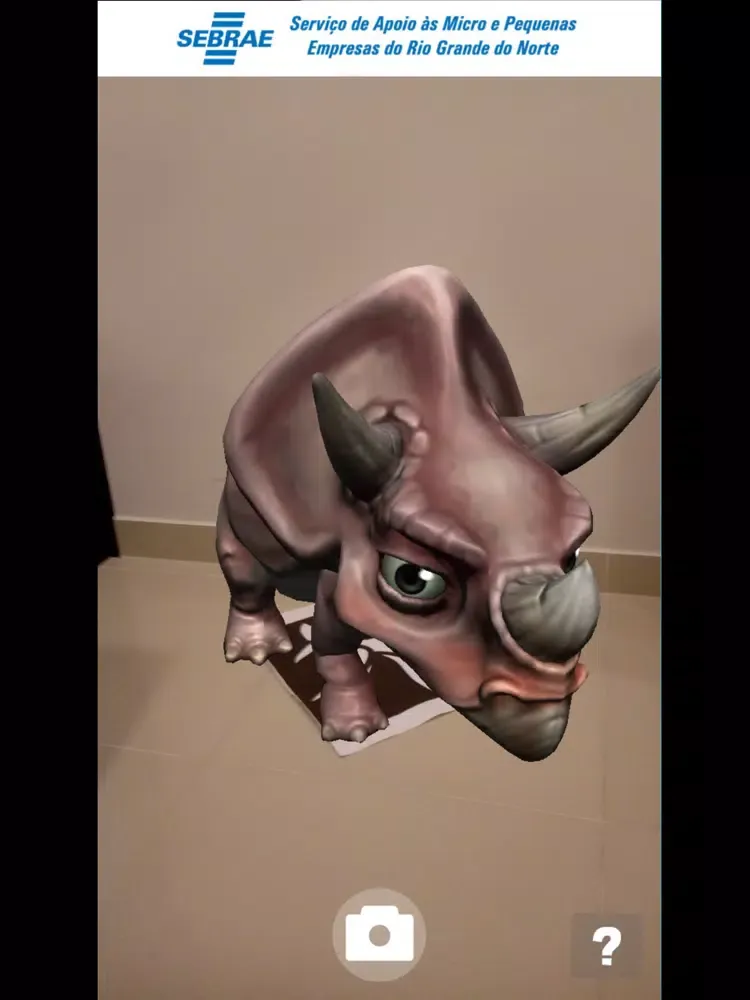 Capturas de tela do Sebrae RN iPad 