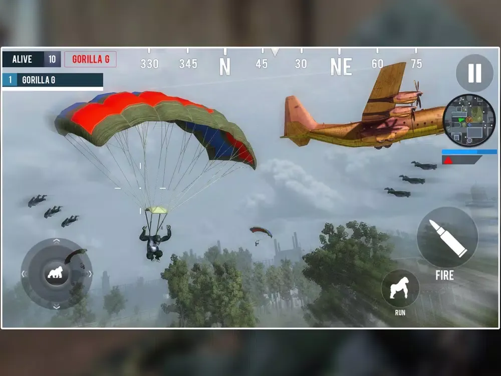 Gorilla Battle Royale Shooting iPad  স্ক্রিনশট