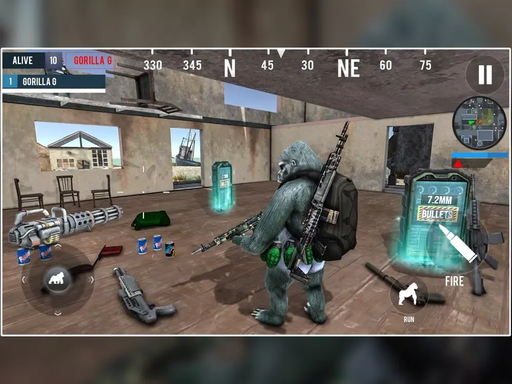 Gorilla Battle Royale Shooting iPad  স্ক্রিনশট