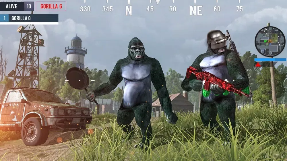 Gorilla Battle Royale Shooting স্ক্রিনশট