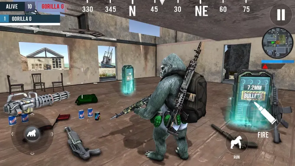 Gorilla Battle Royale Shooting স্ক্রিনশট