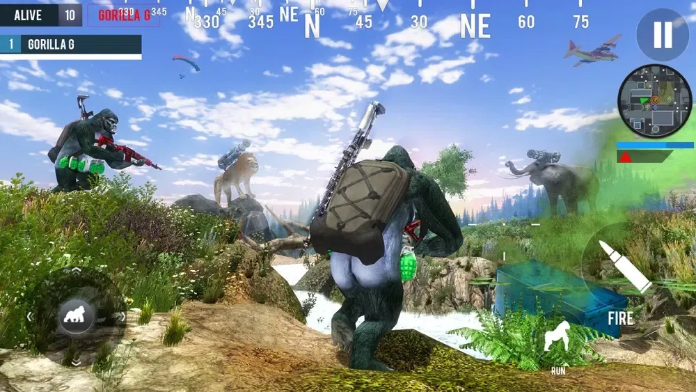 Gorilla Battle Royale Shooting স্ক্রিনশট