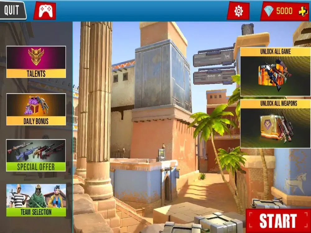 ภาพหน้าจอของ Cover Shooter Battle Royale 3D iPad 