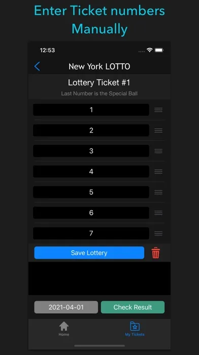 New York Lottery Scan & Result سکرین شاٹس