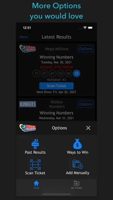 New York Lottery Scan & Result سکرین شاٹس
