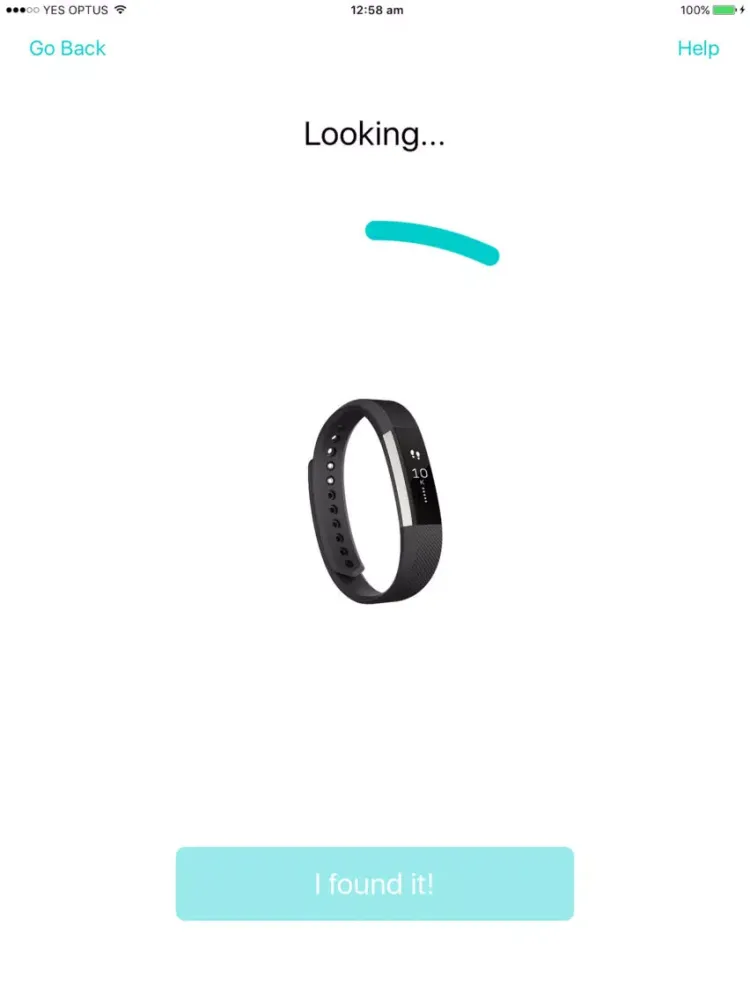 ภาพหน้าจอของ Finder App for Fitbit Lite - find lost Fitbit iPad 