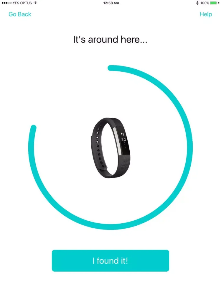ภาพหน้าจอของ Finder App for Fitbit Lite - find lost Fitbit iPad 