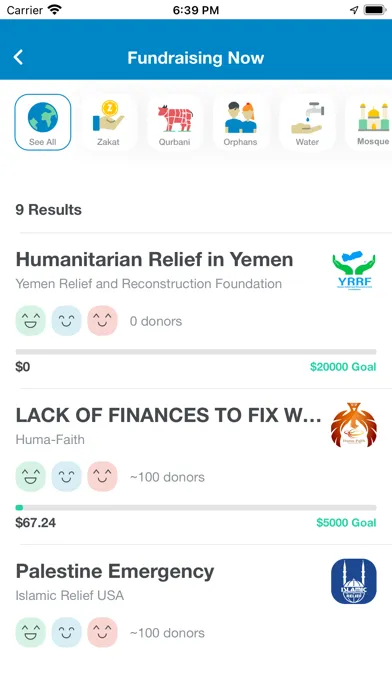 Feeling Blessed - Donation App Ekran Görüntüleri