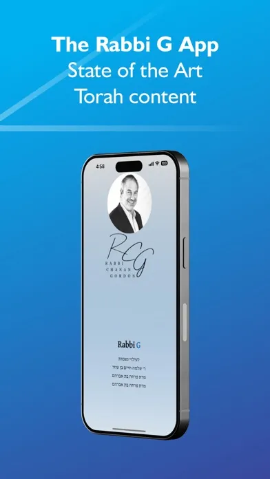 Ảnh chụp màn hình của Rabbi G