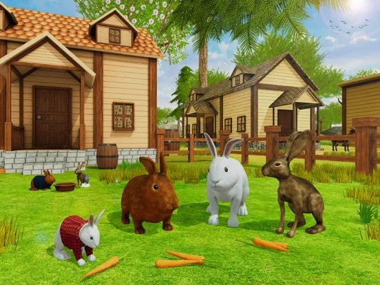 صور Cute Rabbit Family Adventure iPad 