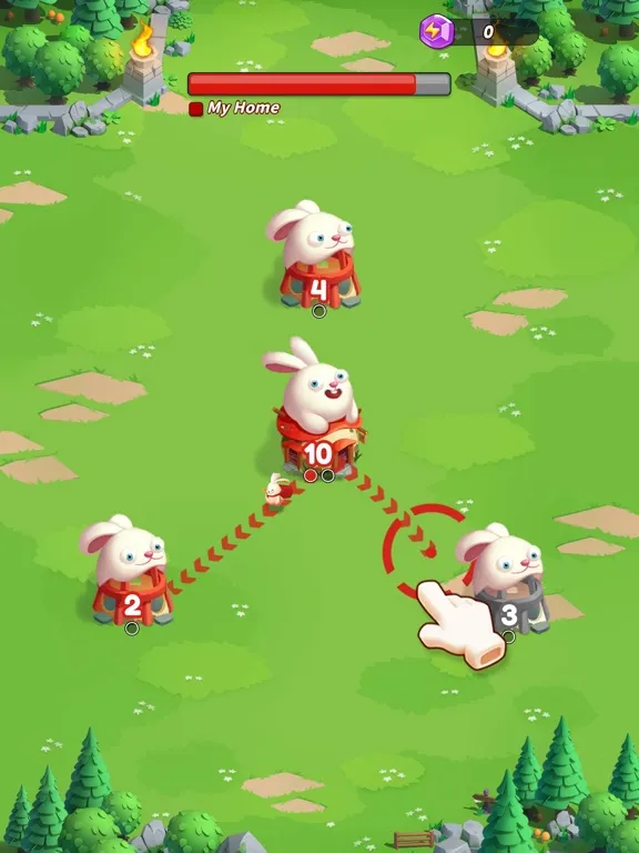 Скриншоты Rabbitville -Conquer the state iPad 