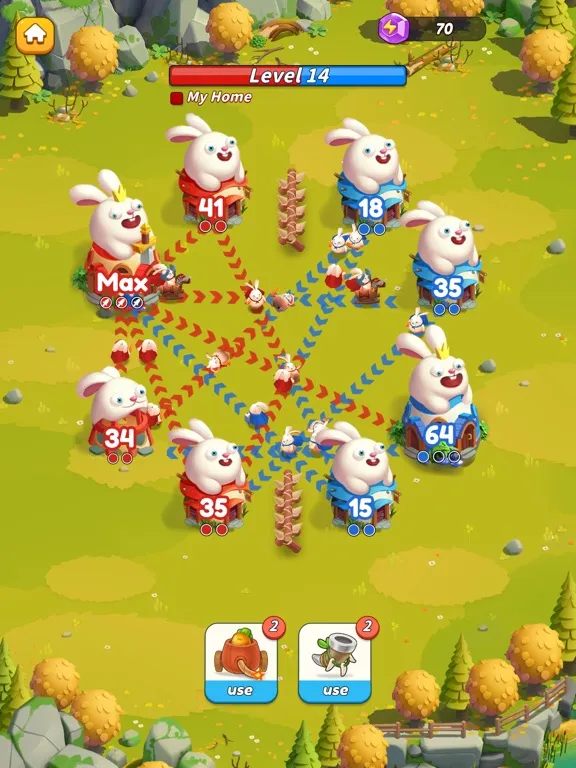 Скриншоты Rabbitville -Conquer the state iPad 