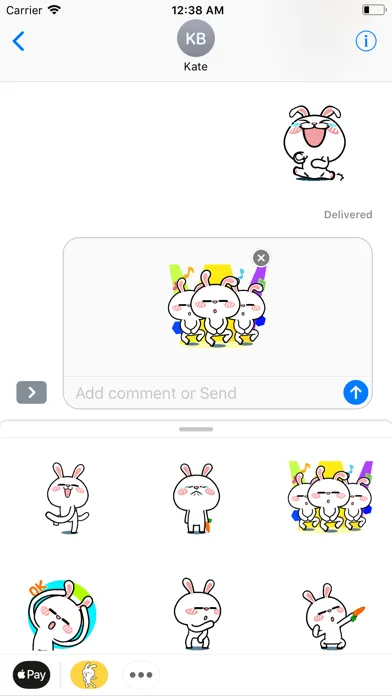 Funny Rabbit Dancing.s Sticker Screenshots