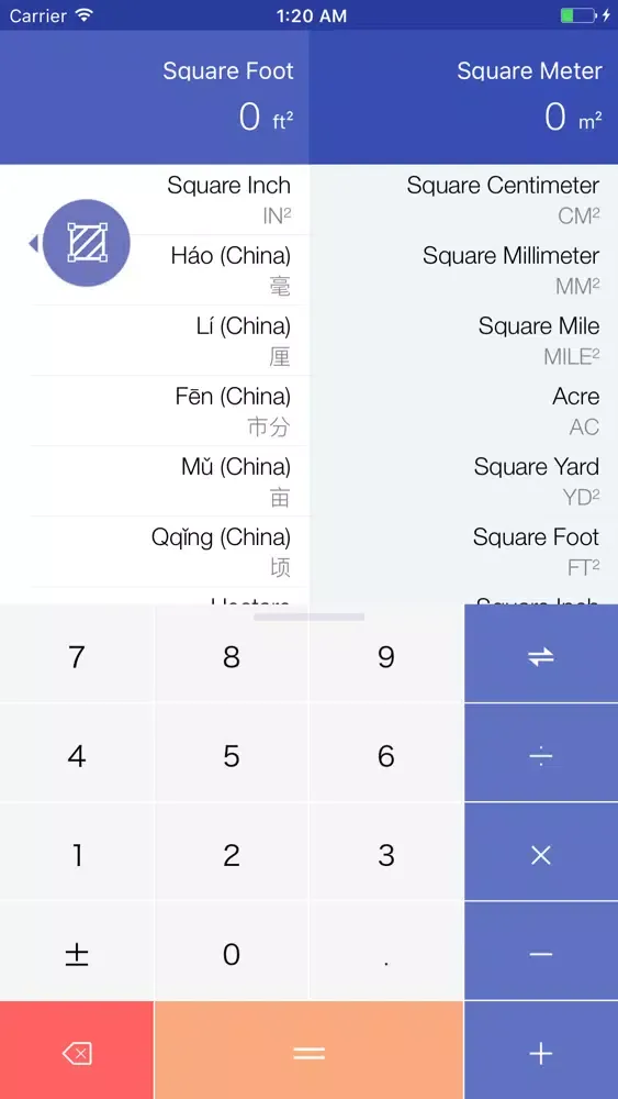Скриншоты x.converter - Unit conversion with only one app
