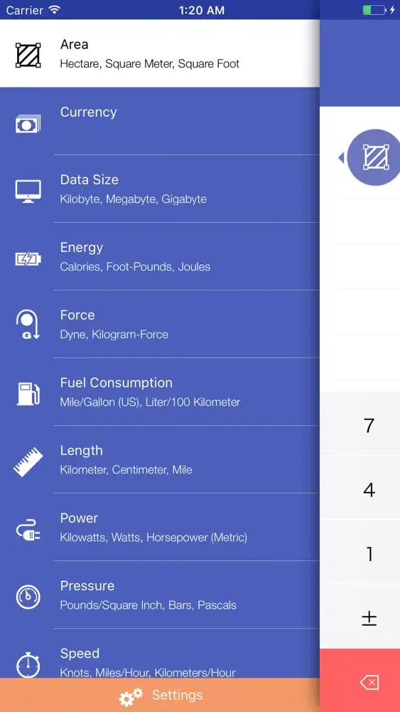 Скриншоты x.converter - Unit conversion with only one app