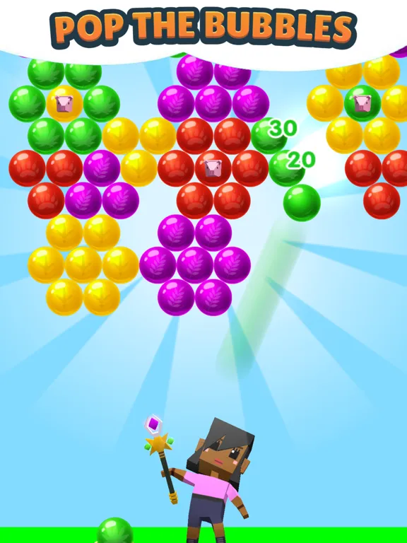Tangkapan layar Bubble Shooter Heroes iPad 