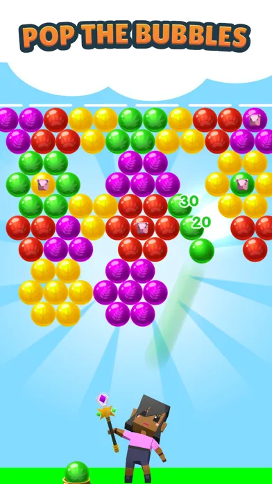 Tangkapan layar Bubble Shooter Heroes