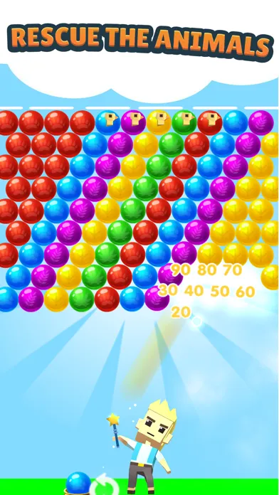 Tangkapan layar Bubble Shooter Heroes