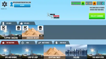 Roller Coaster Builder Mobile سکرین شاٹس
