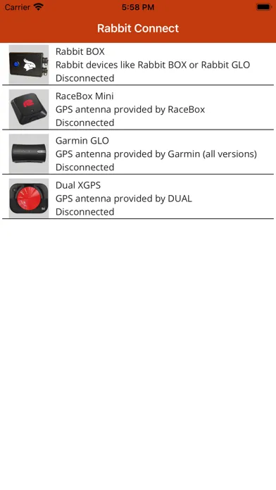 Captures d'écran de Rabbit Connect