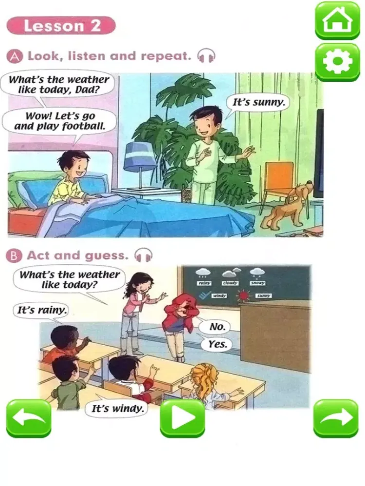 ภาพหน้าจอของ 小学英语二年级下册 - 大白兔点读系列 - PEP人教版一起点小学生英语口语 iPad 