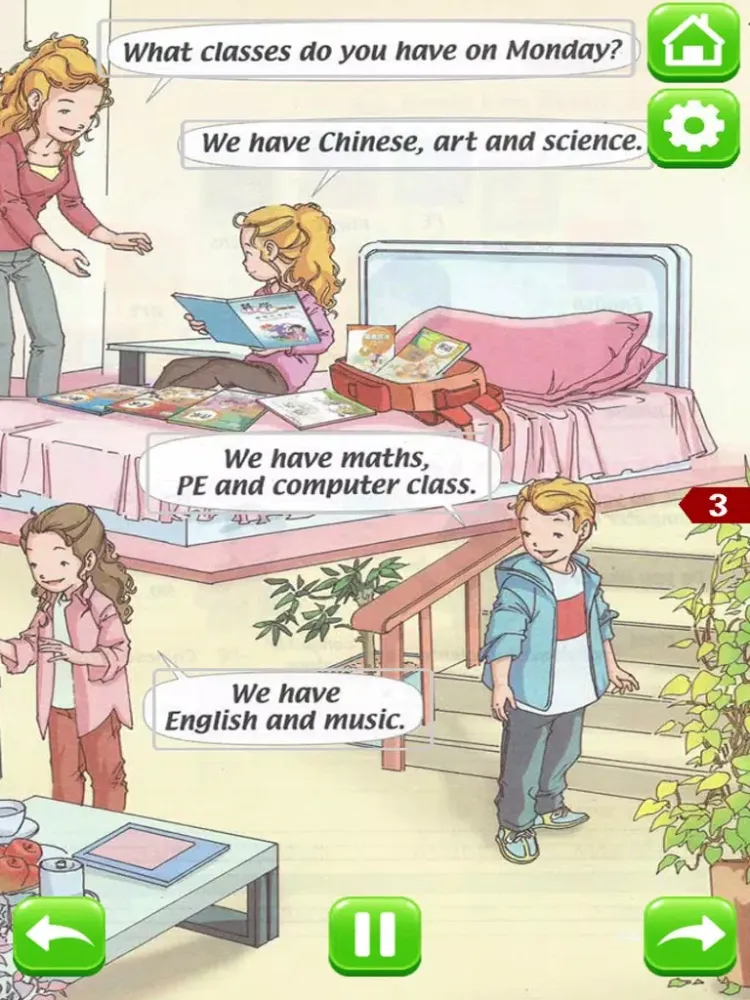 Capturas de pantalla de 小学英语三年级下册 - 大白兔点读系列 - PEP人教版一起点小学生英语口语 iPad 